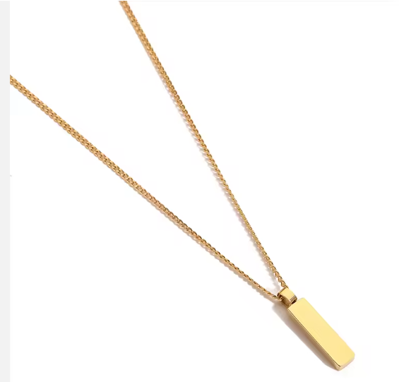 Cuban Tag Necklace