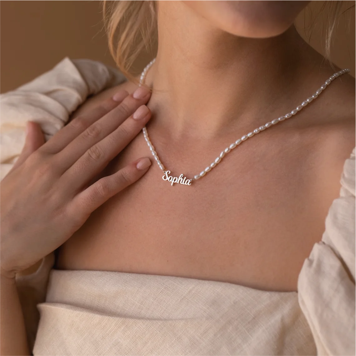 The Pearl Letter Necklace