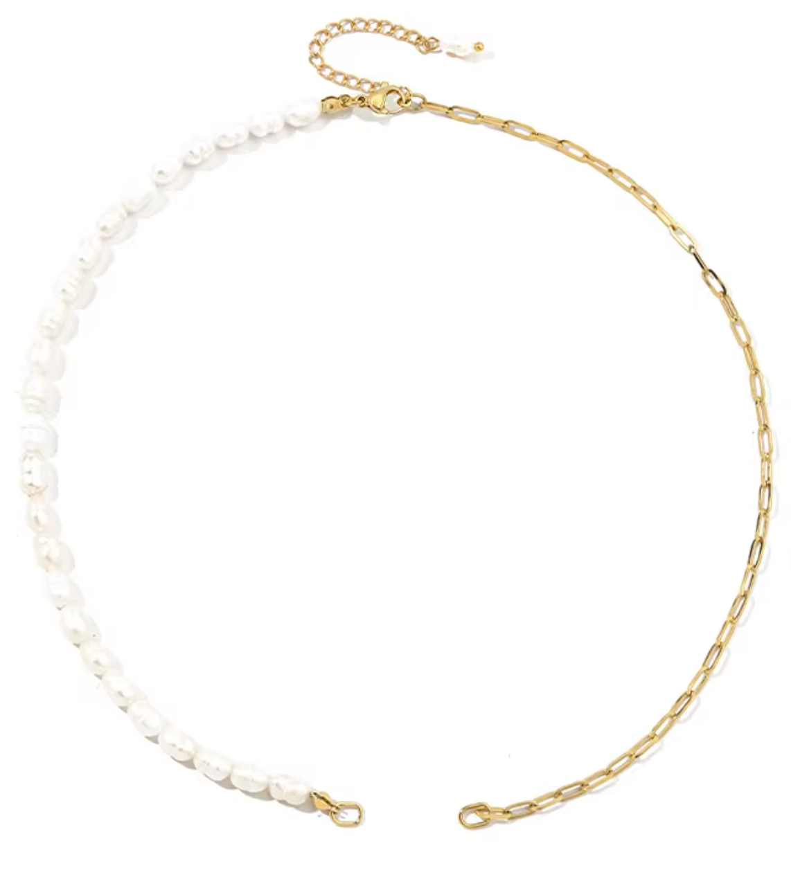 Half Gold Pearl Personalizable